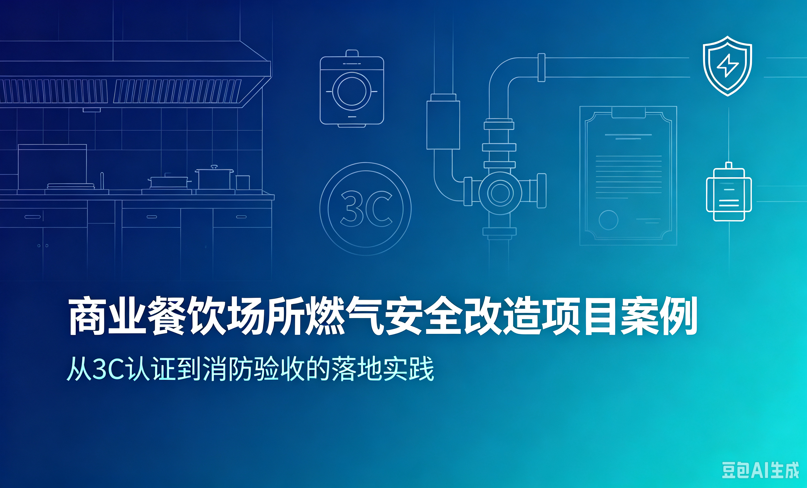 商业餐饮场所燃气安全改造项目案例：从3C认证到消防验收的落地实践